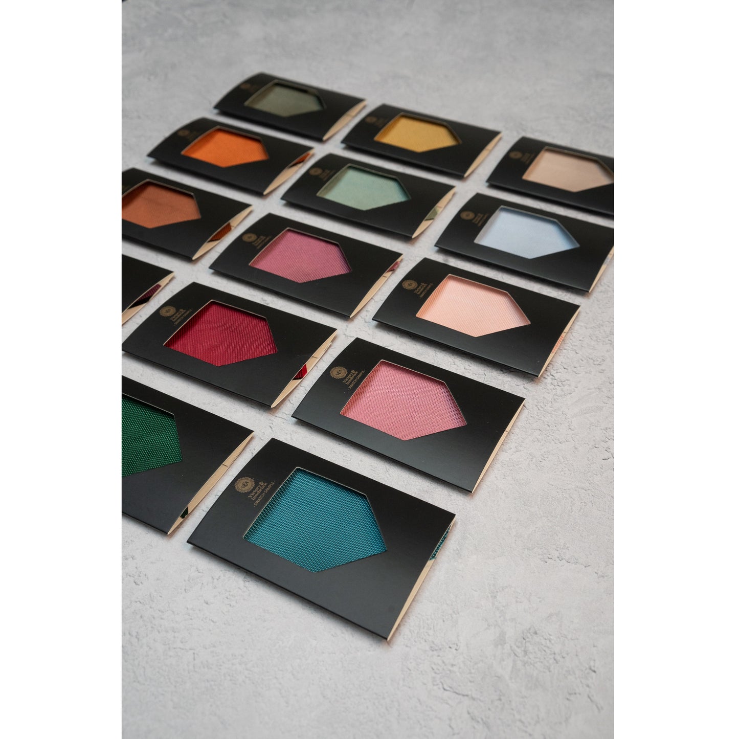 Wedding Tie Set Colour Swatches