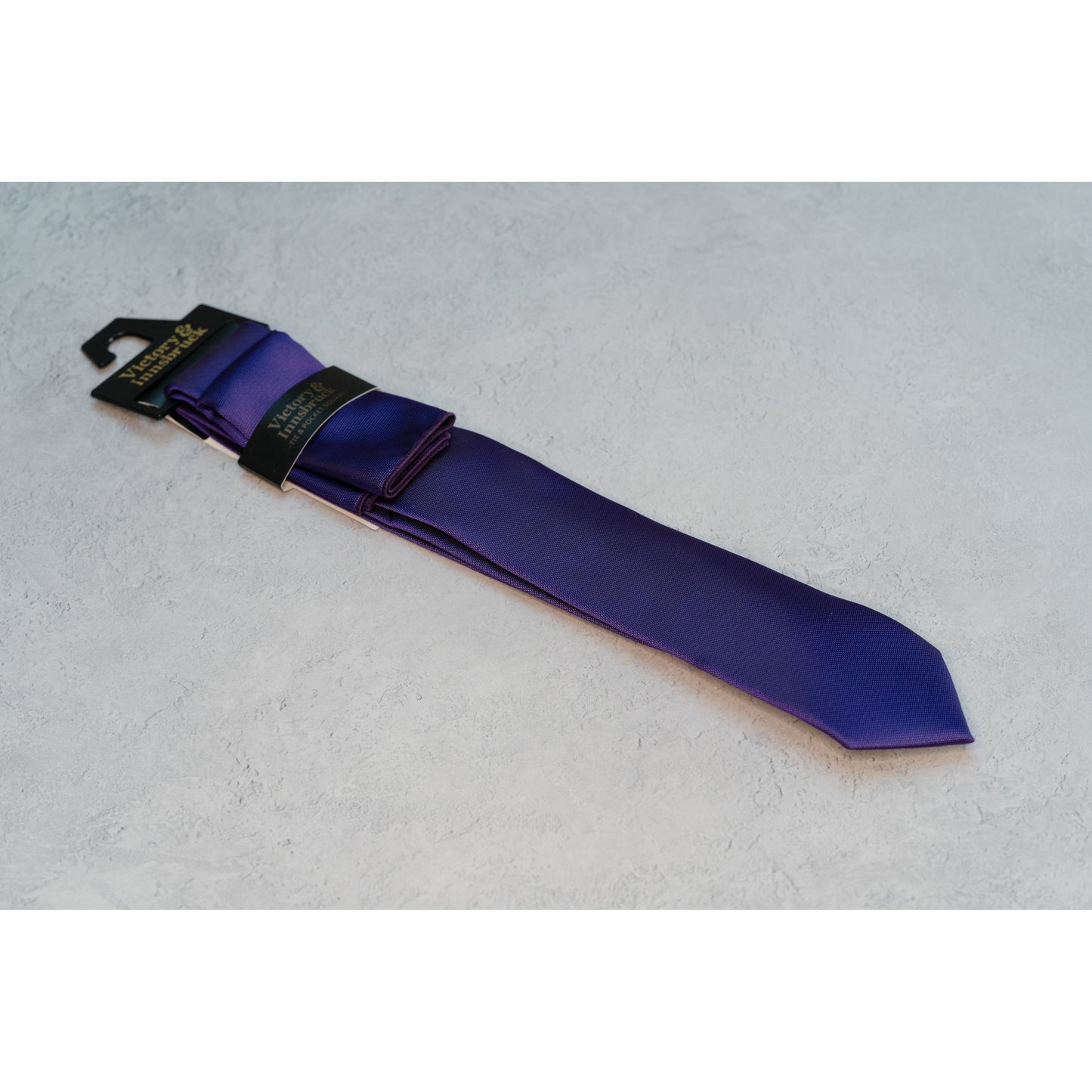 CADBURY PURPLE TEXTURED TIE SET