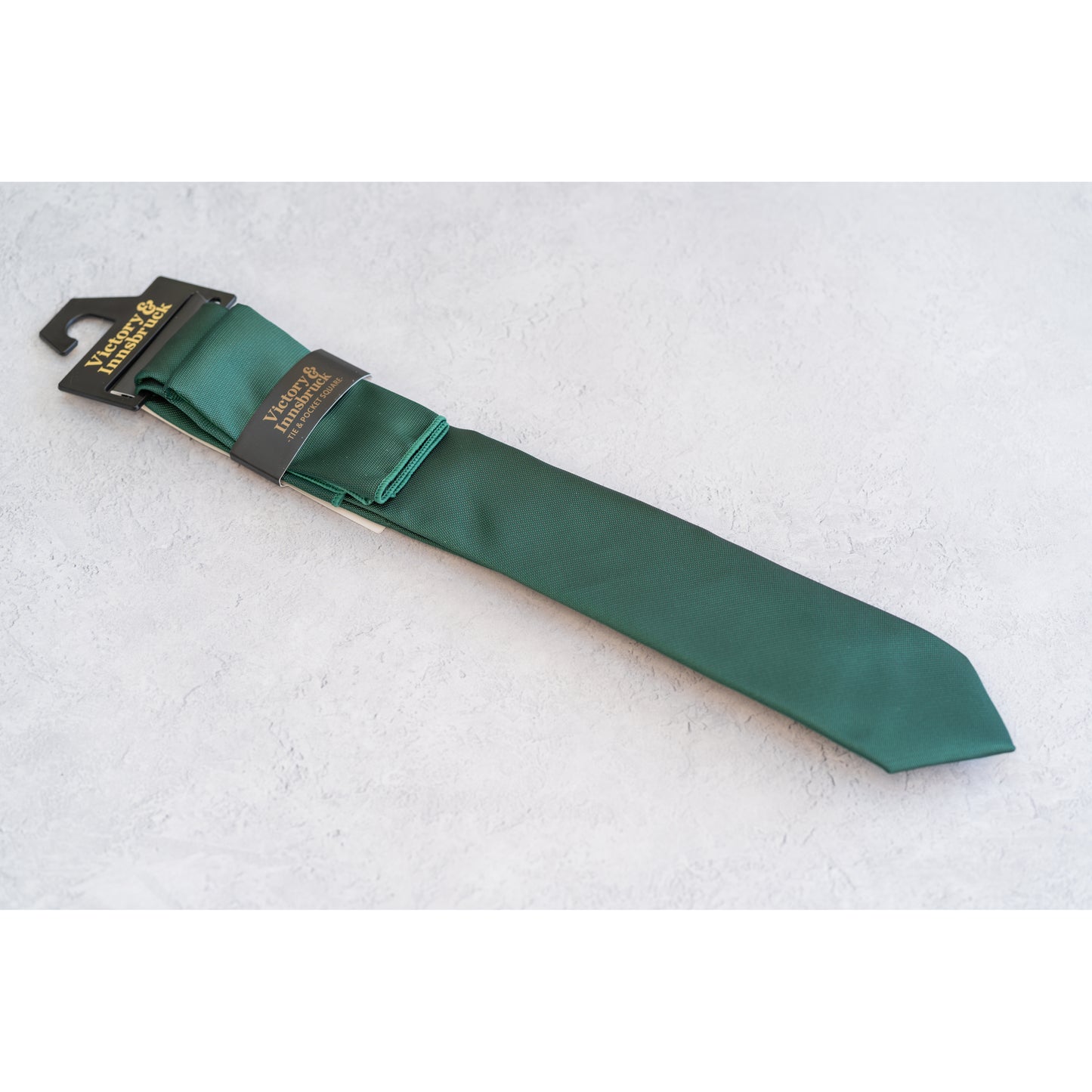 EMERALD GREEN TEXTURED TIE SET