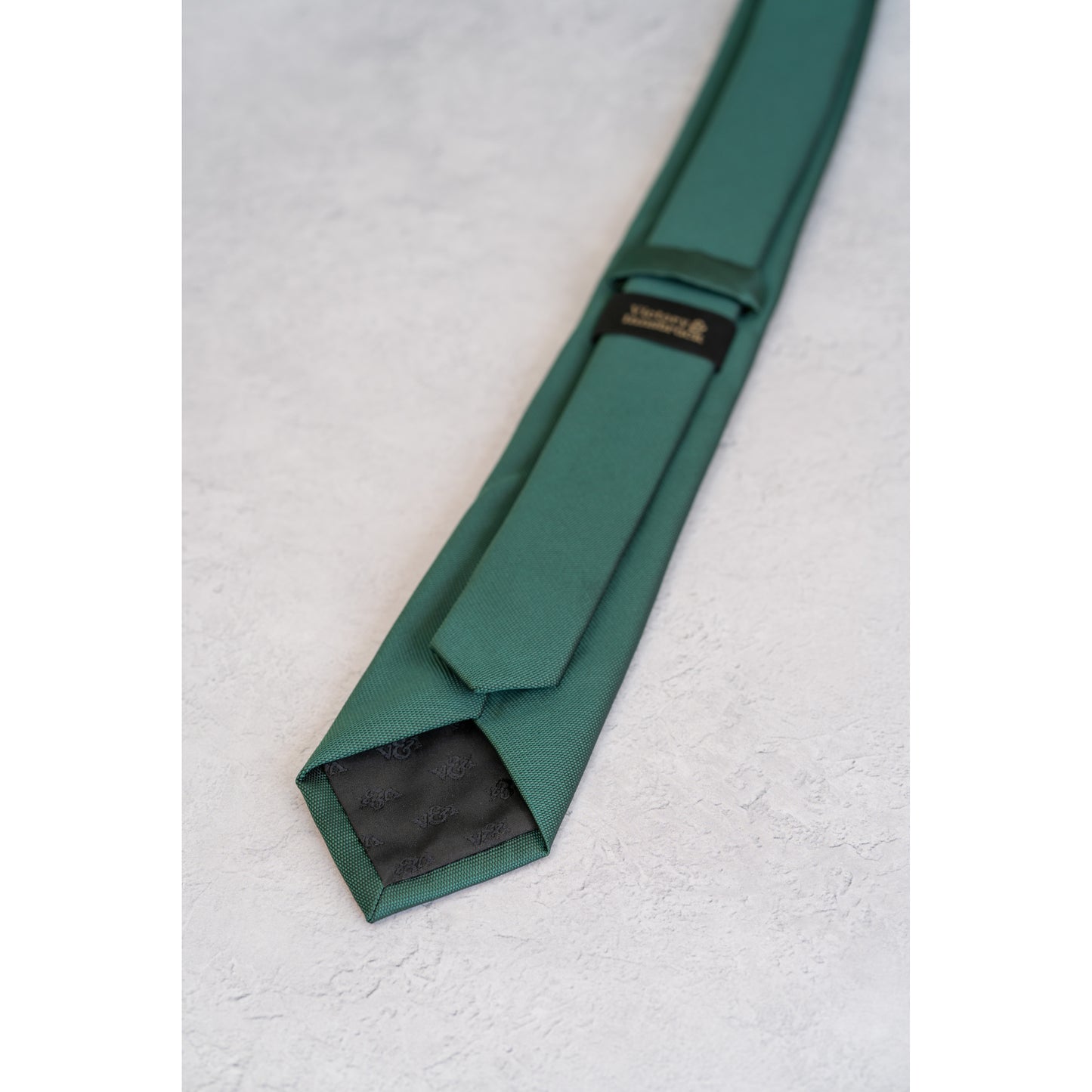 EMERALD GREEN TEXTURED TIE SET