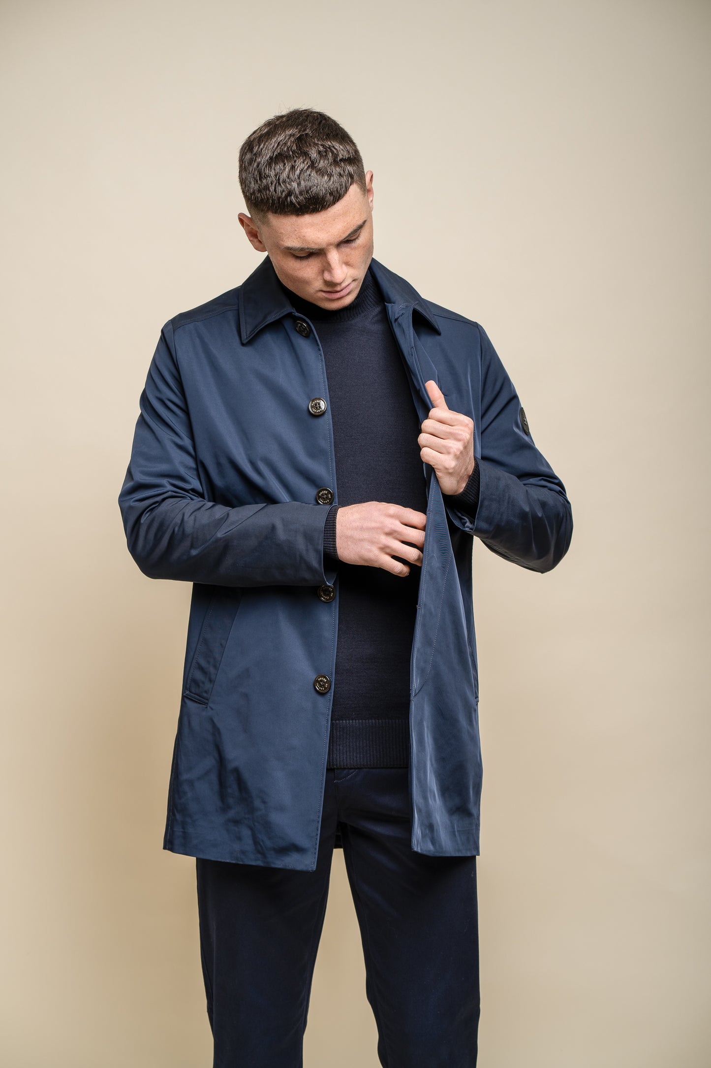 Barracuda Overcoat Navy