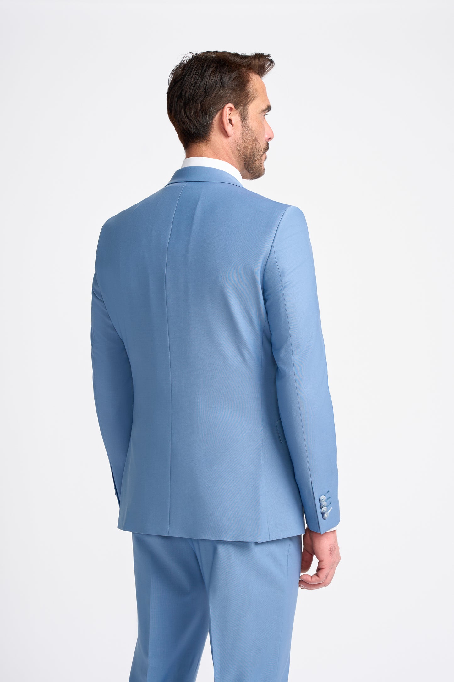 Bond Ocean Blue Three Piece Suit