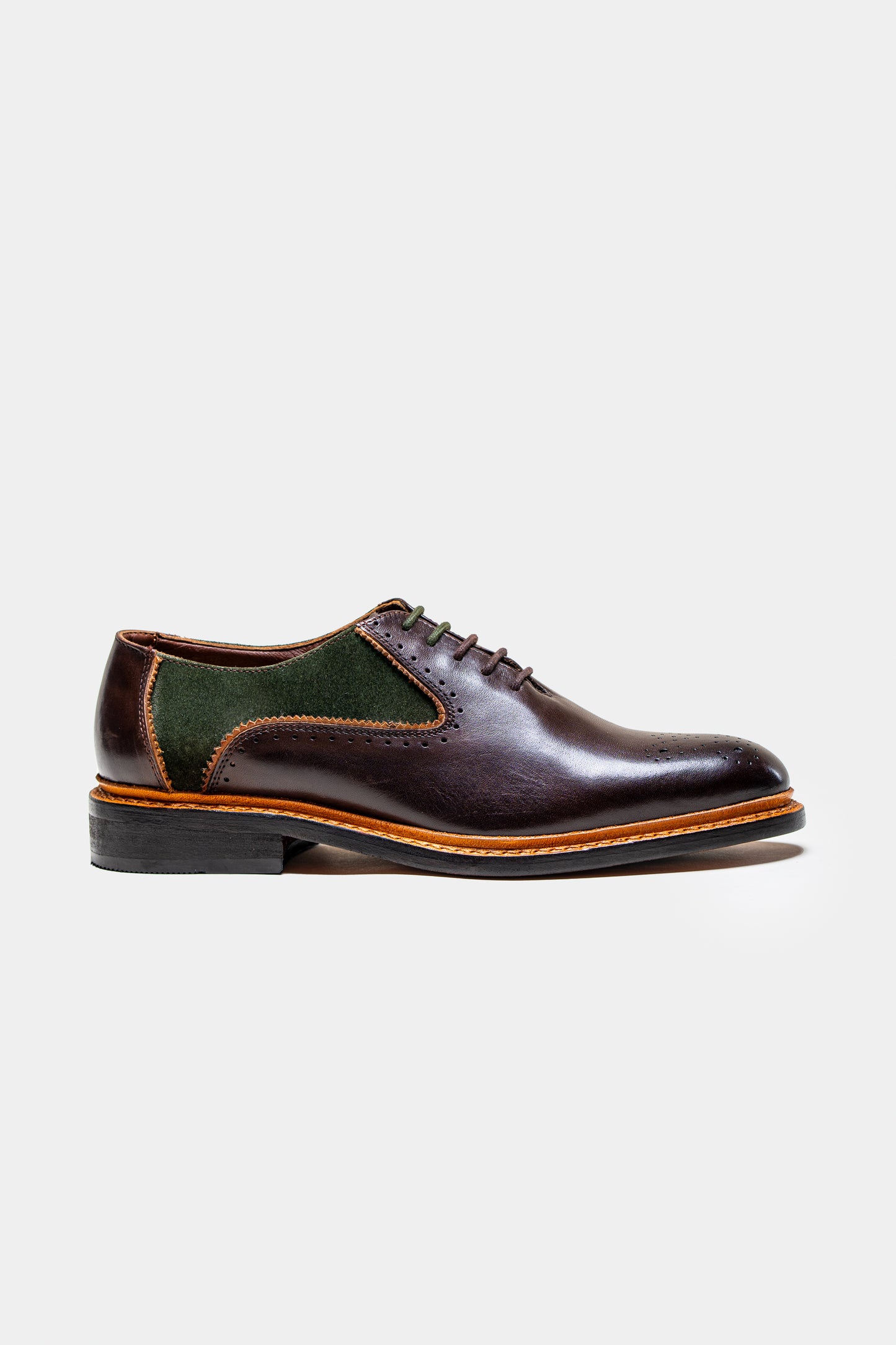 Brentwood Shoes Brown Olive