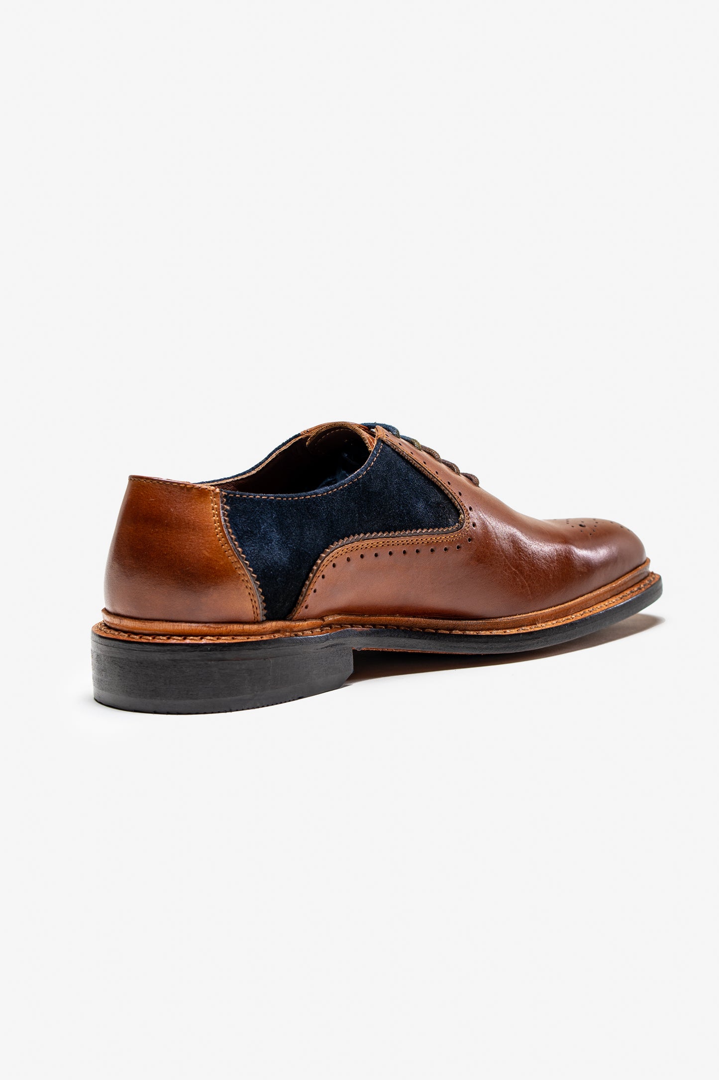 Brentwood Shoes Tan Navy