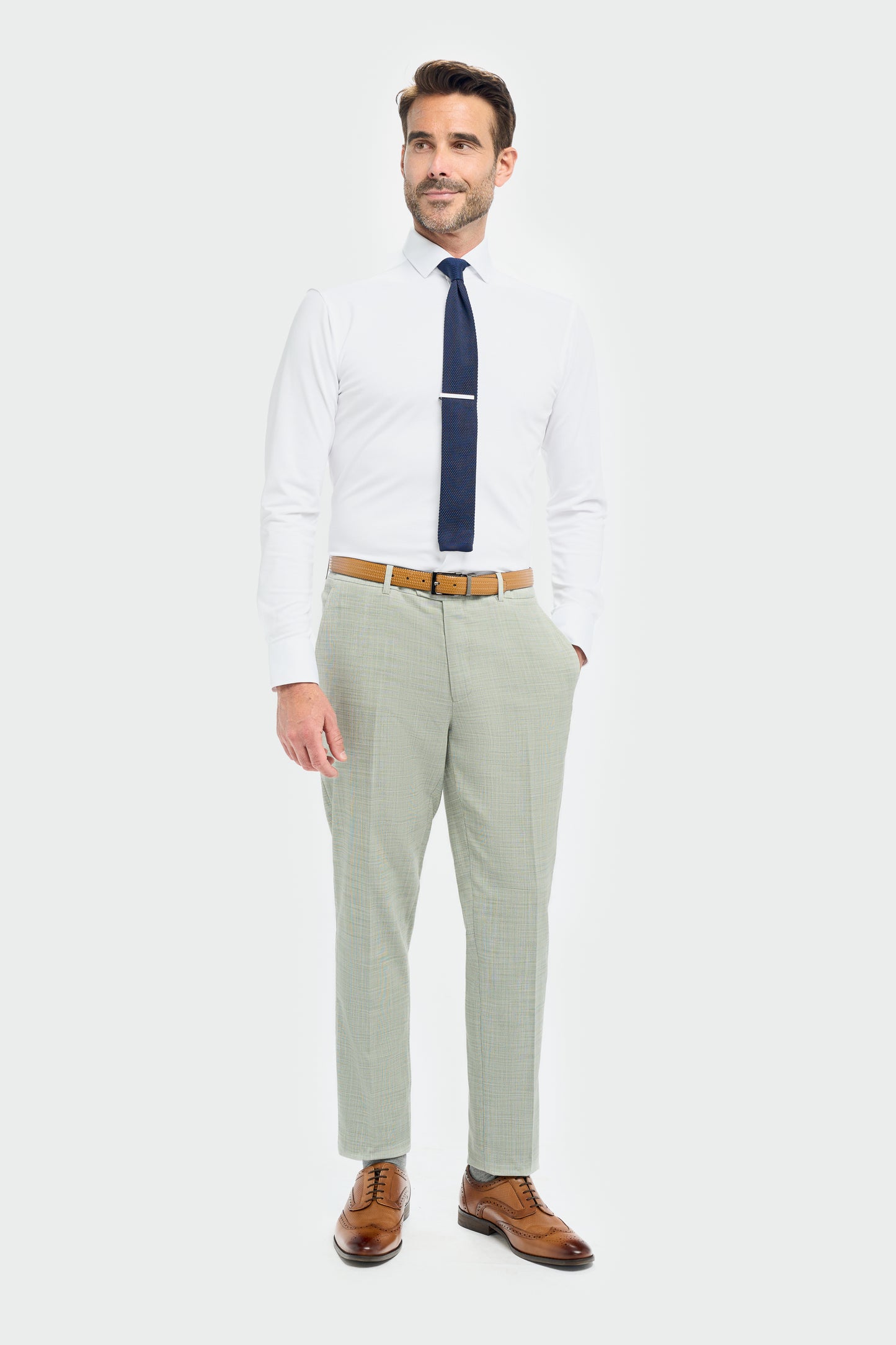 Camden Sage Three Piece Suit