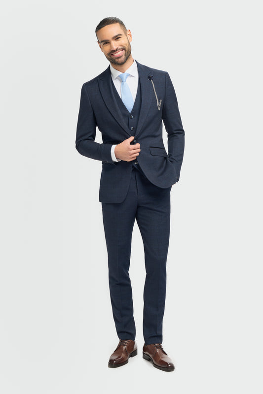 Caridi Navy Three Piece Suit