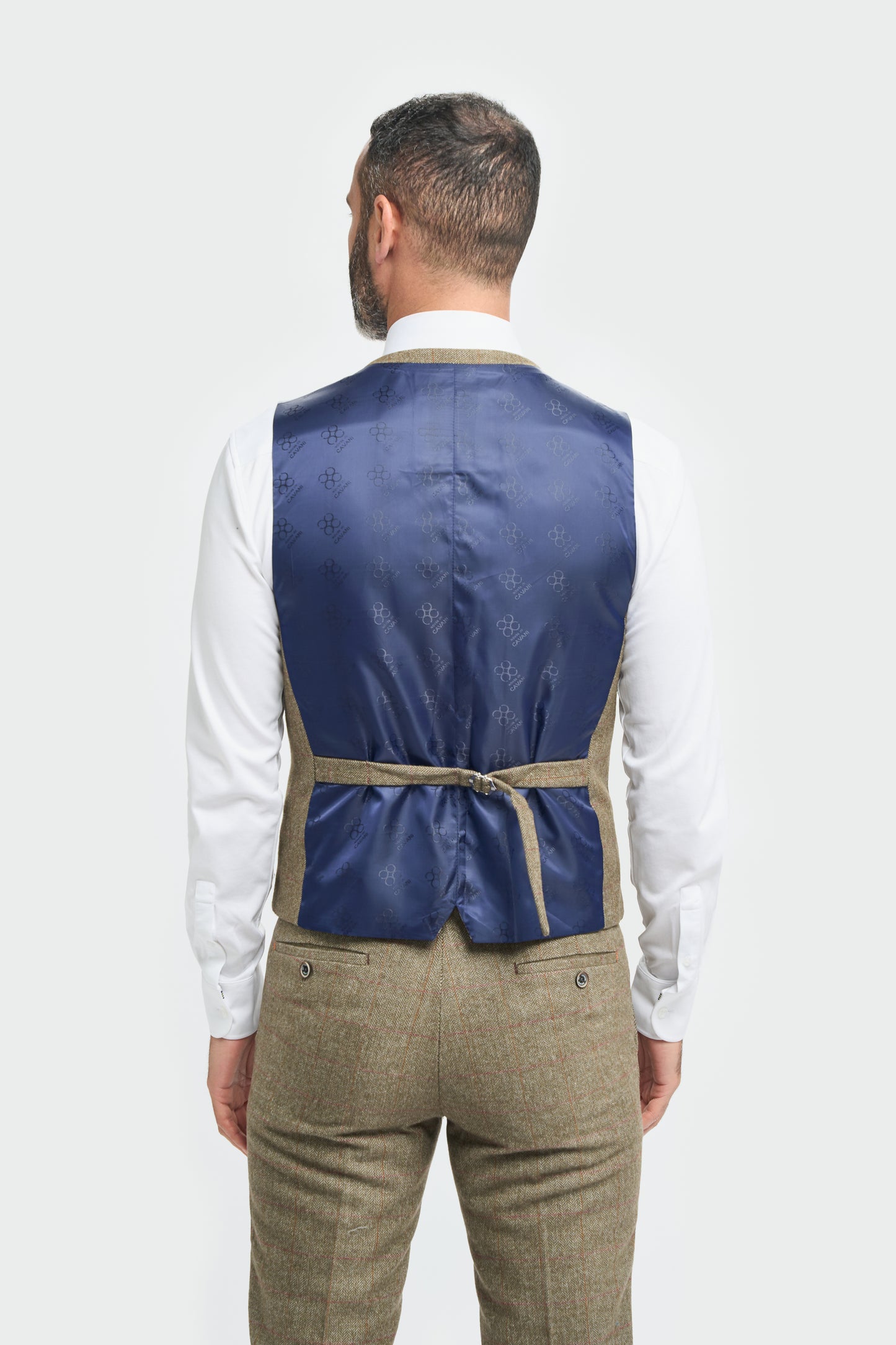 Gaston Sage Tweed Waistcoat