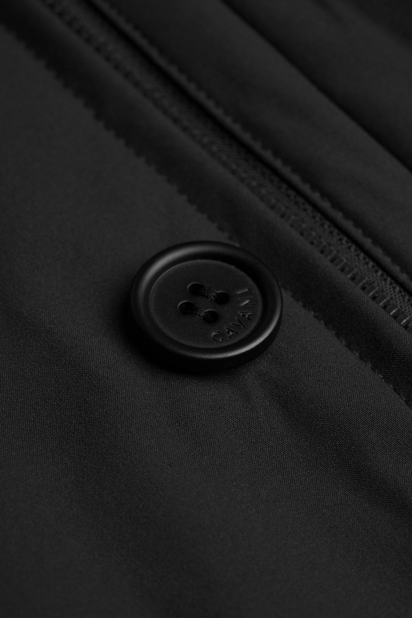 Heston Overcoat Black