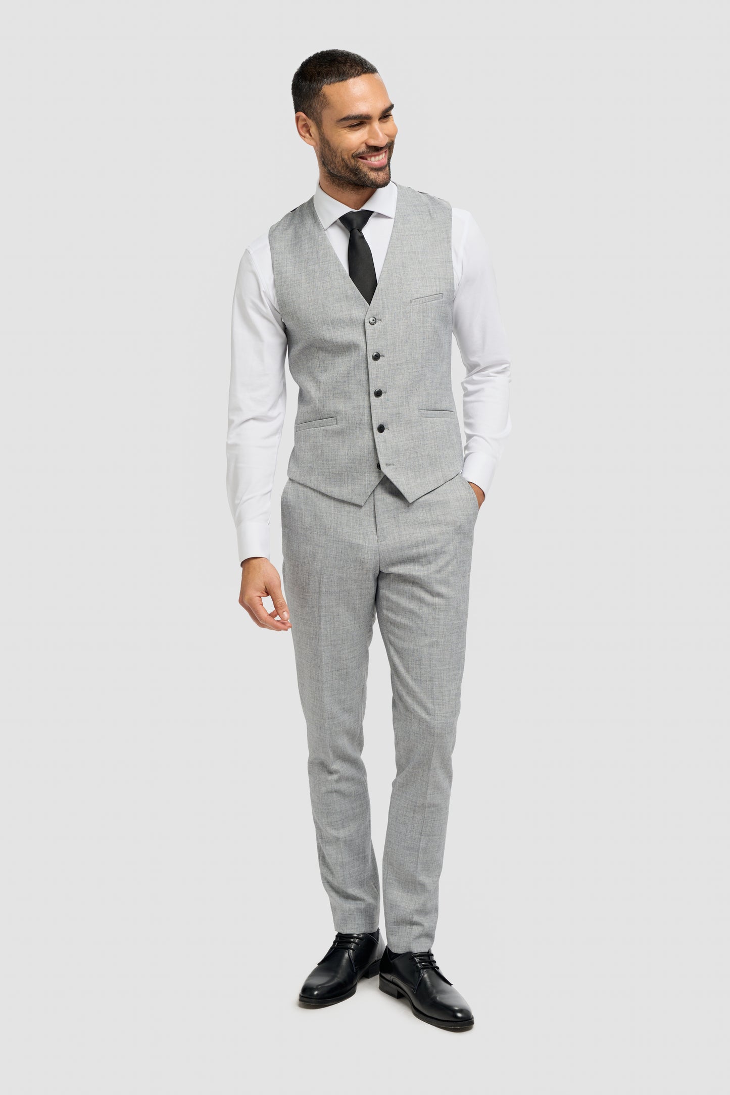 Malibu Grey Three Piece Suit
