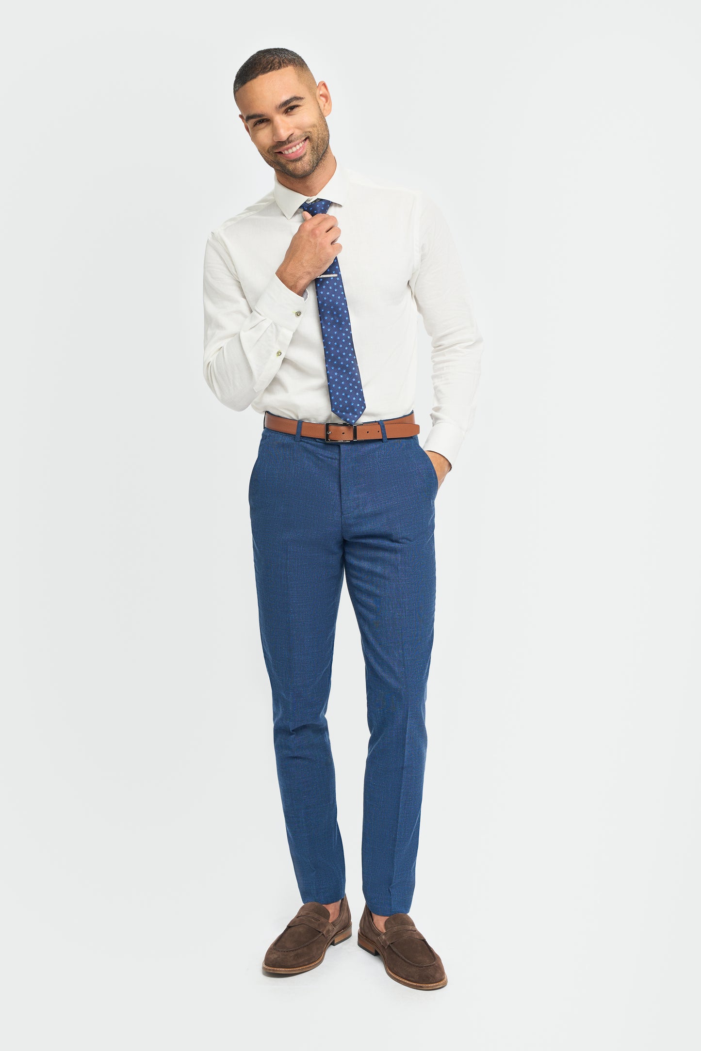Miami Blue Three Piece Suit