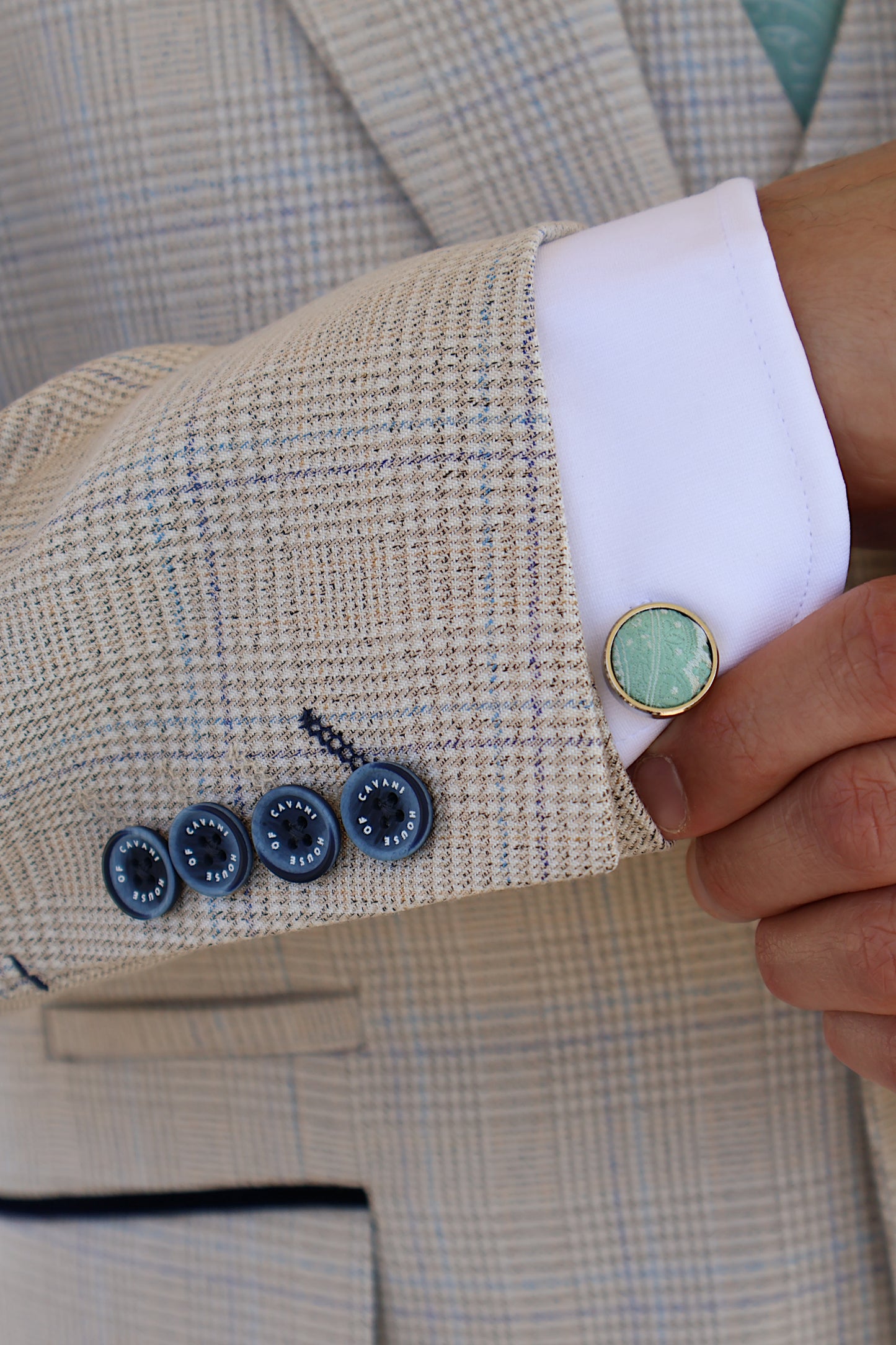 SAGE GREEN PAISLEY TIE BOX SET