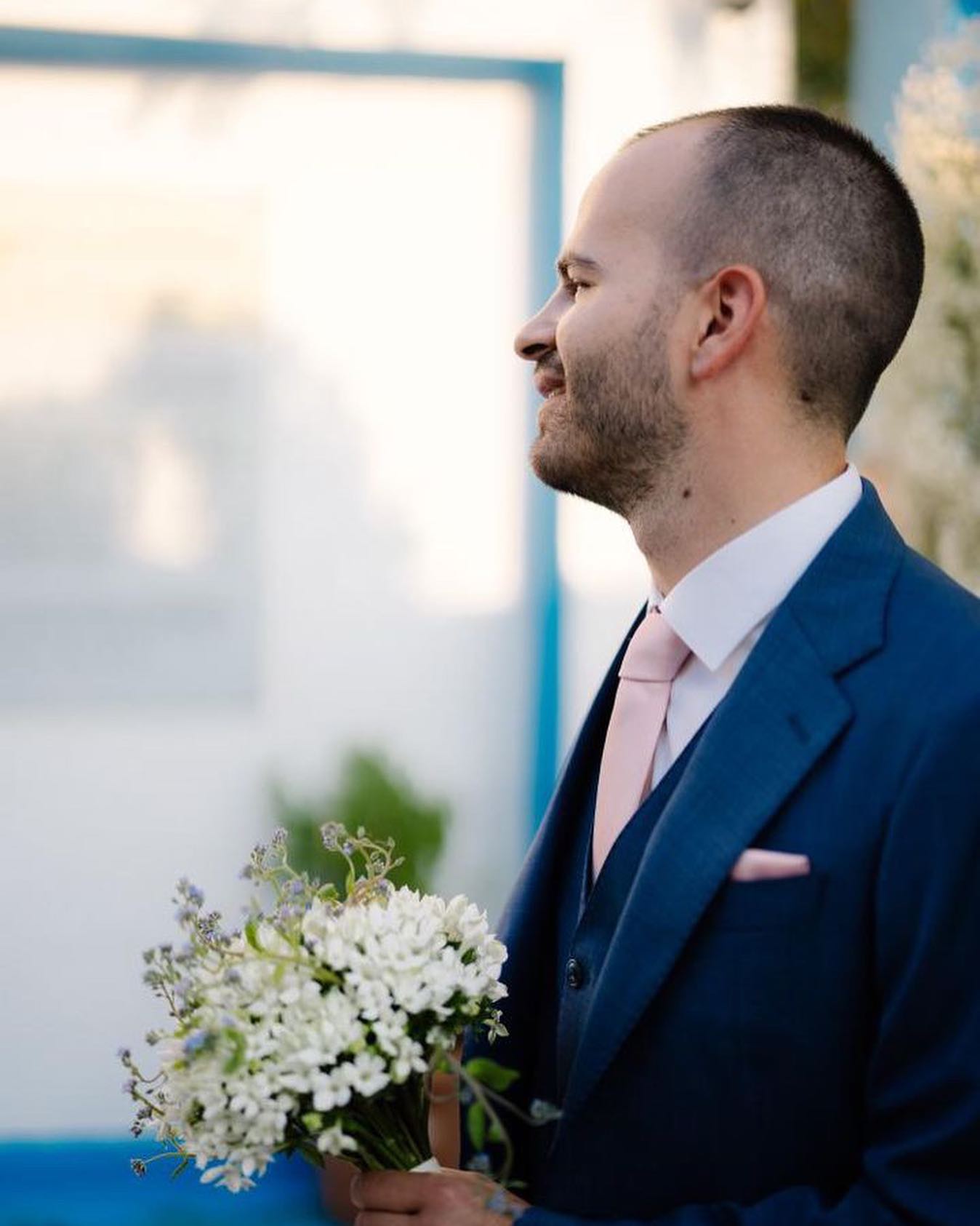 BLUSH PINK TEXTURED TIE SET