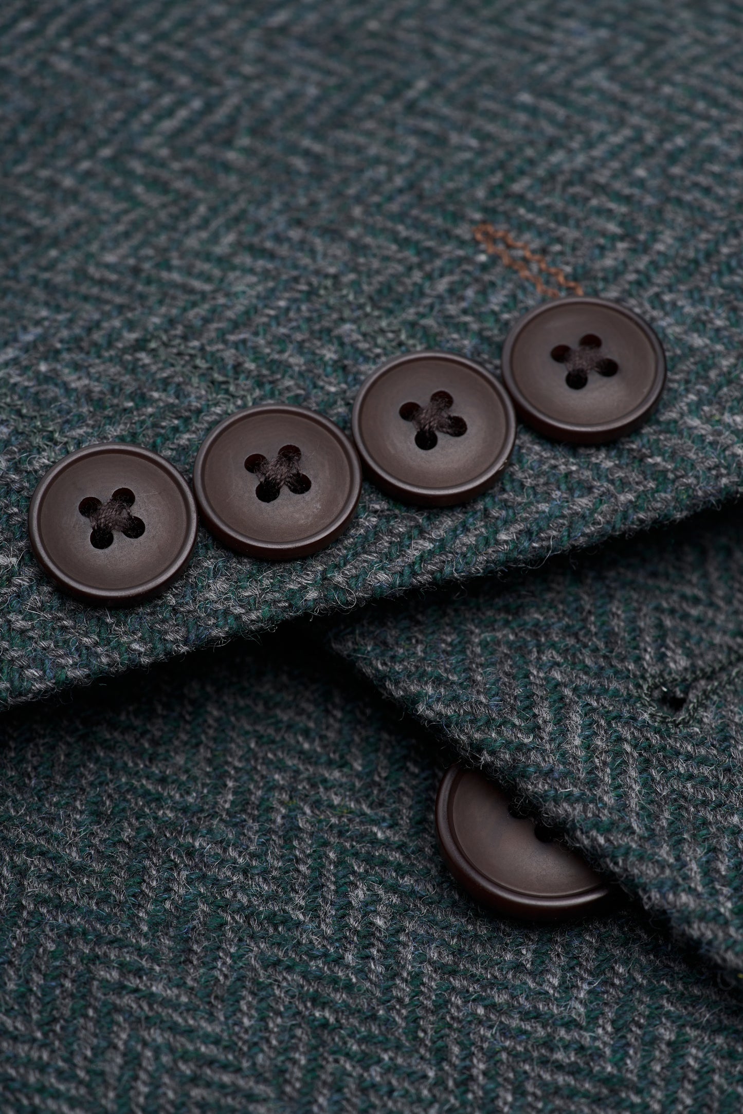 Thomas Lush Olive Tweed Blazer