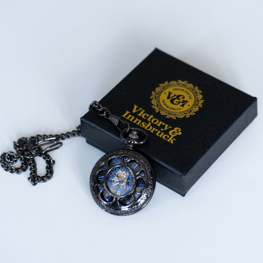 Steampunk Pocket Watch | Gunmetal | The Armstrong