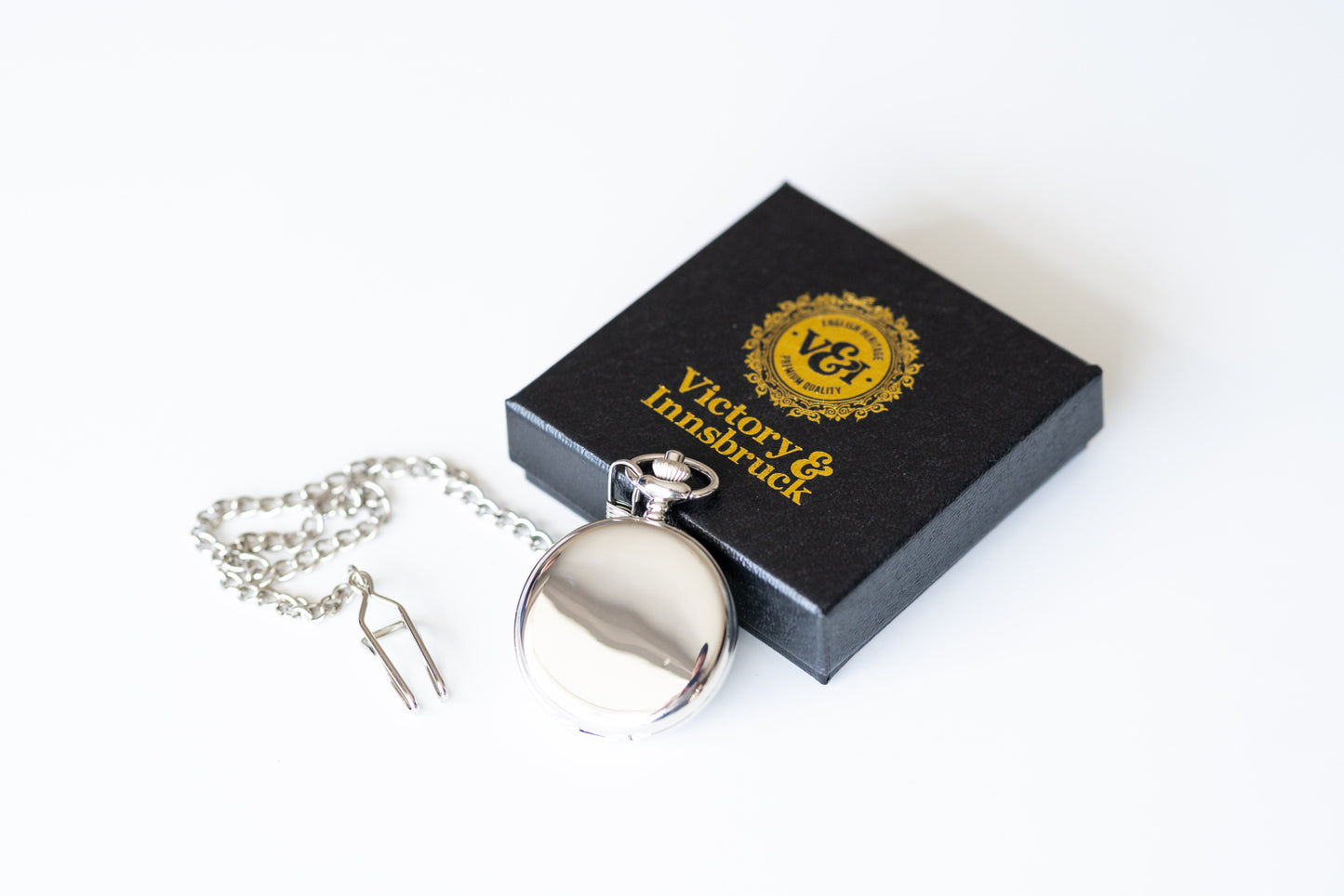 Double Hunter Pocket Watch | Silver | The Clasper