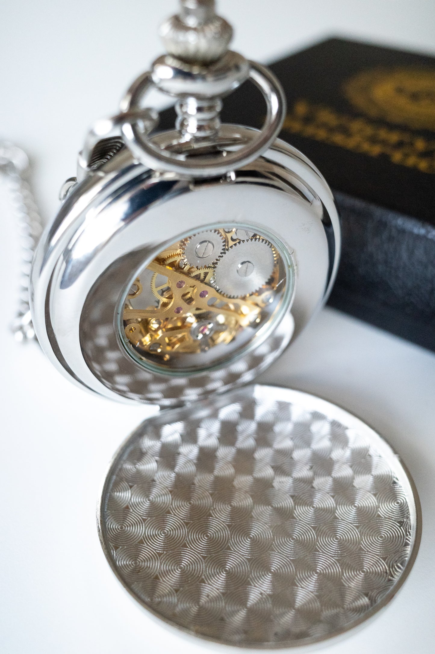 Double Hunter Pocket Watch | Silver | The Clasper