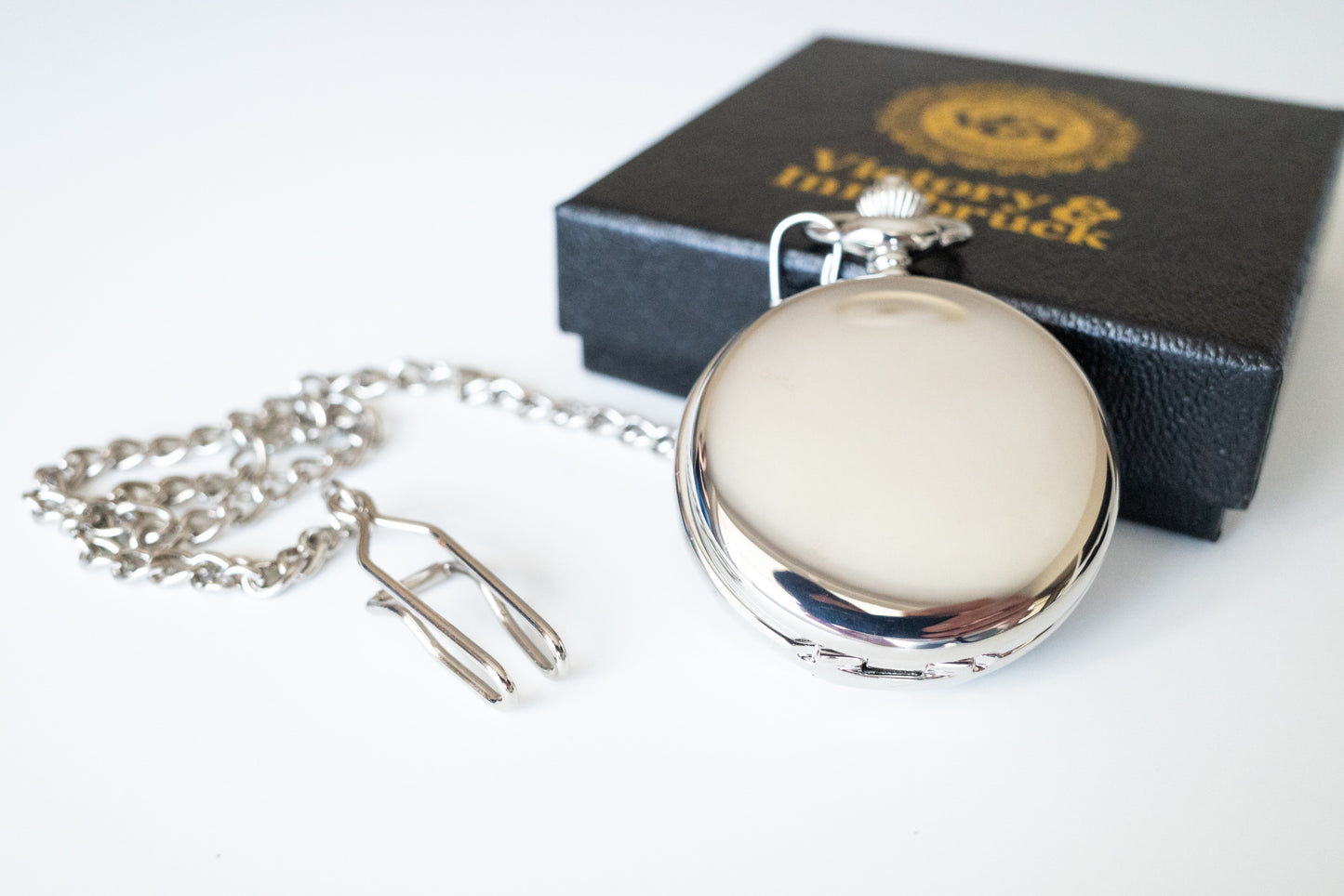 Double Hunter Pocket Watch | Silver | The Clasper