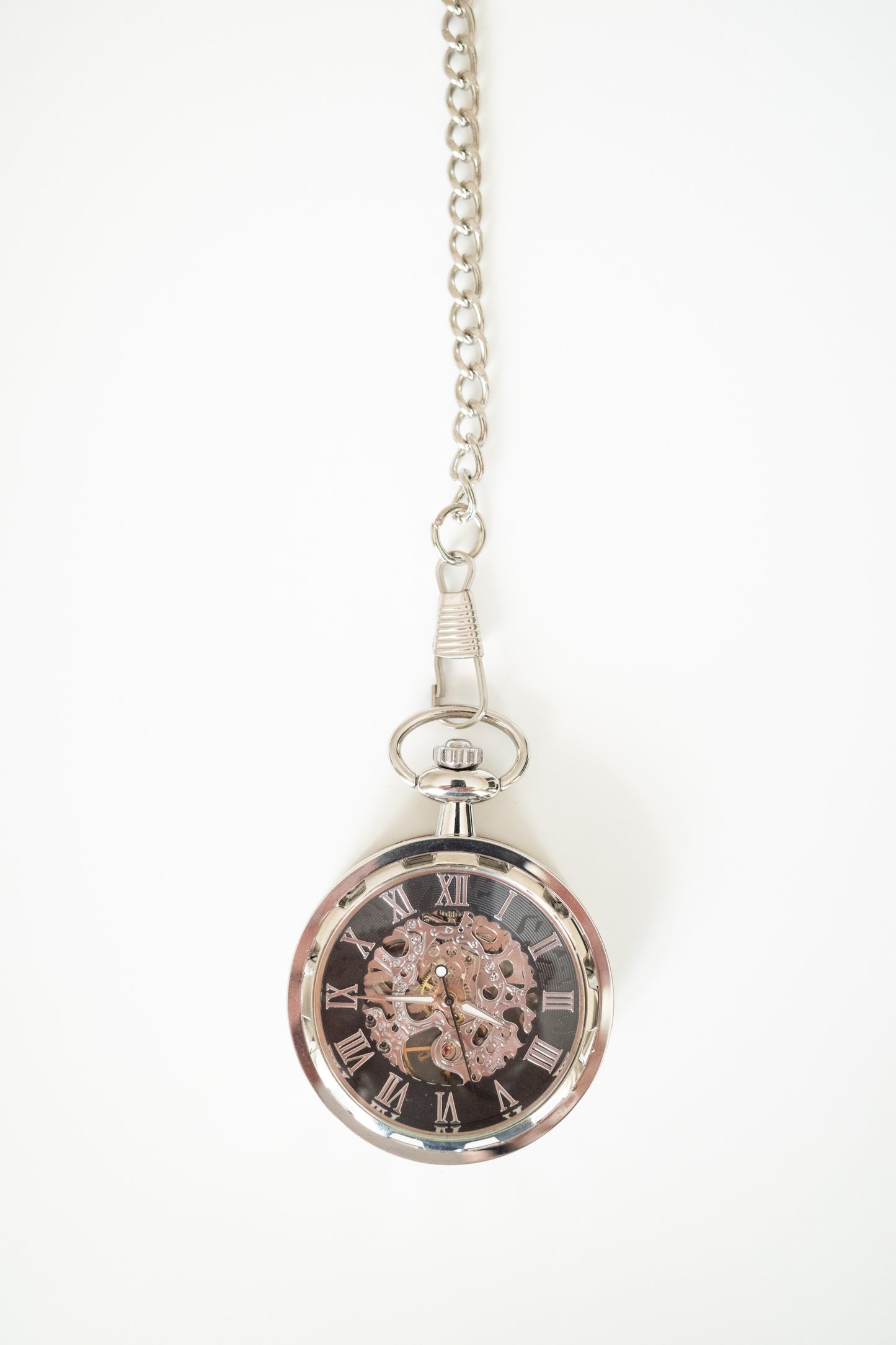 Skeleton Pocket Watch | Silver | The Collingwood so