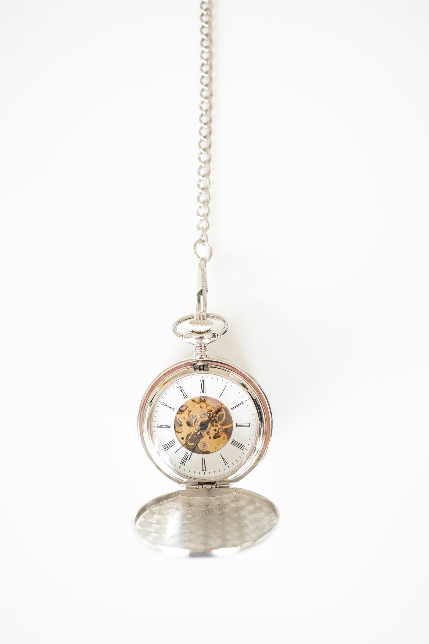 Double Hunter Pocket Watch | Silver | The Clasper