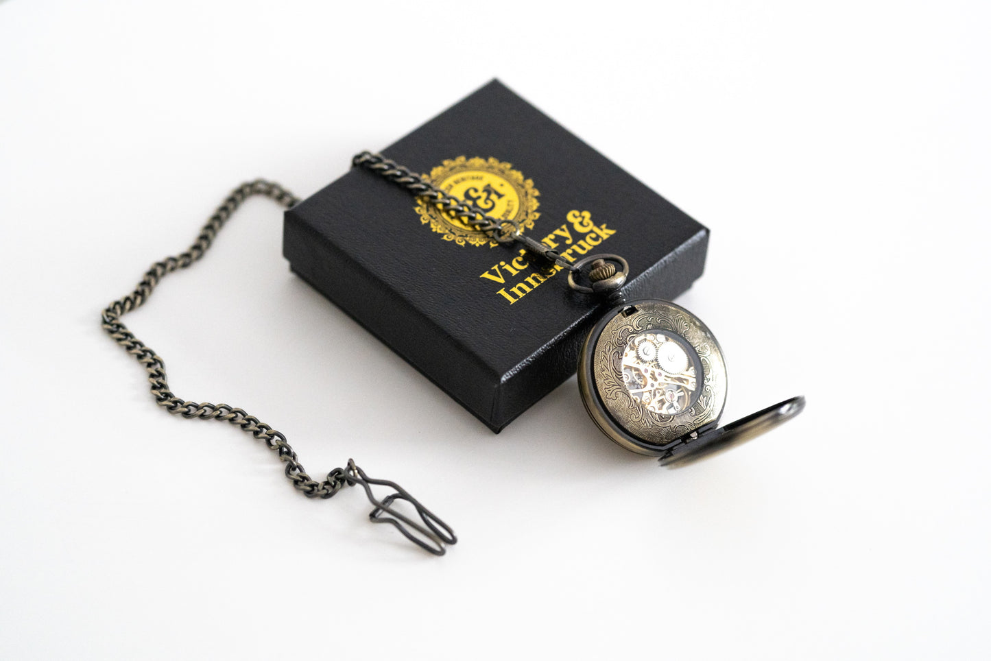 Steampunk Pocket Watch | Bronze | The Percy