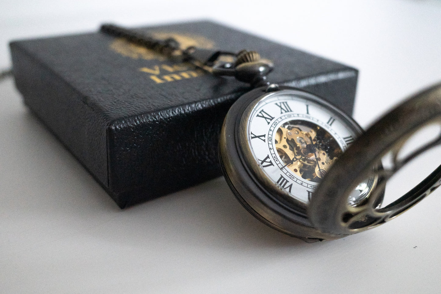 Steampunk Pocket Watch | Bronze | The Percy