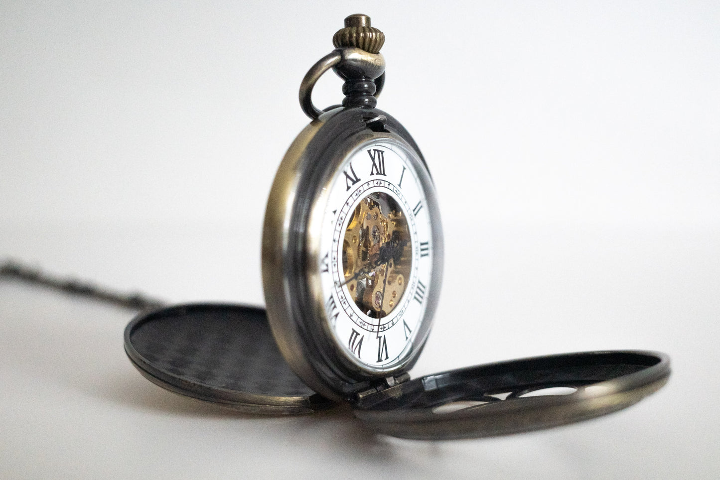 Steampunk Pocket Watch | Bronze | The Percy