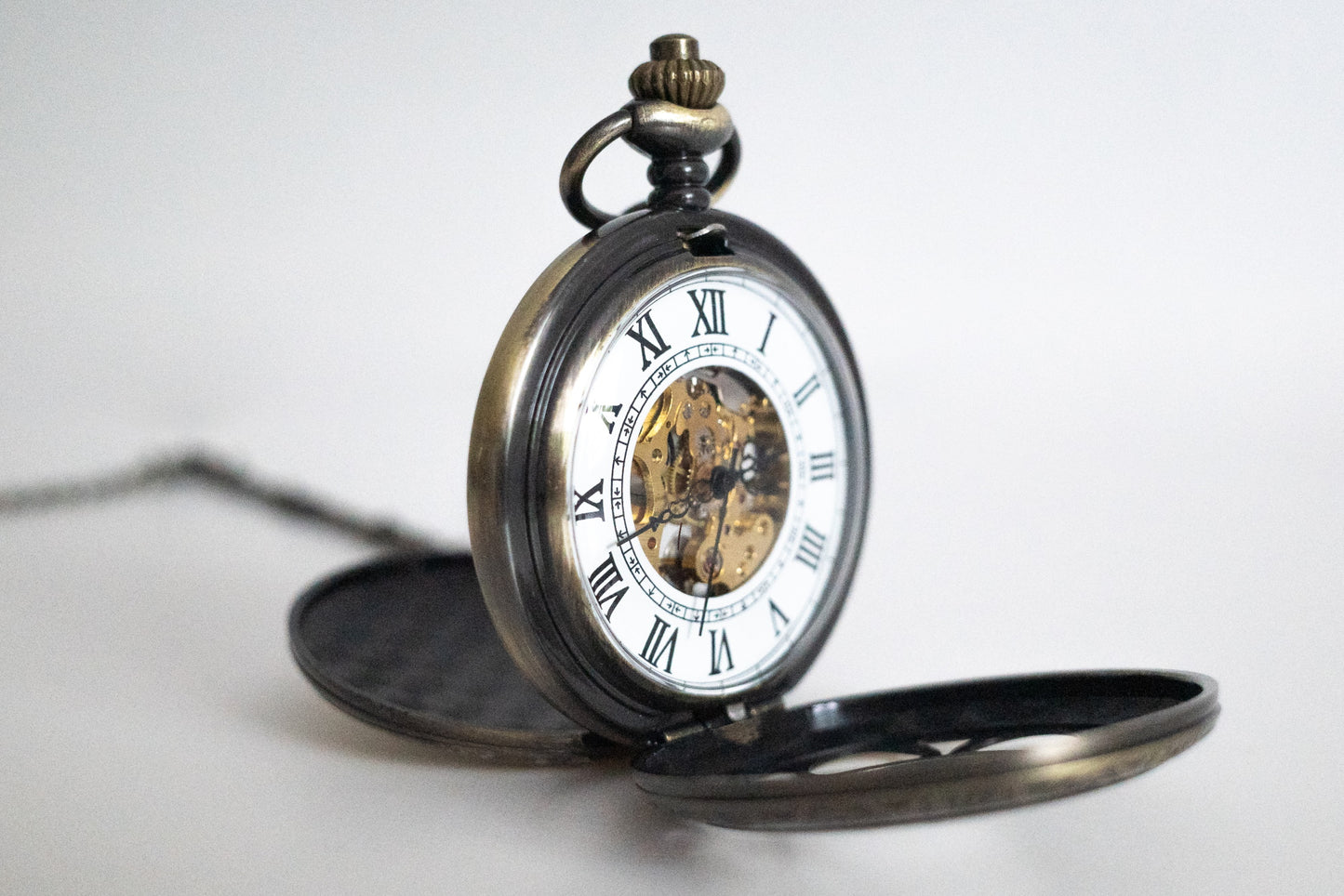 Steampunk Pocket Watch | Bronze | The Percy