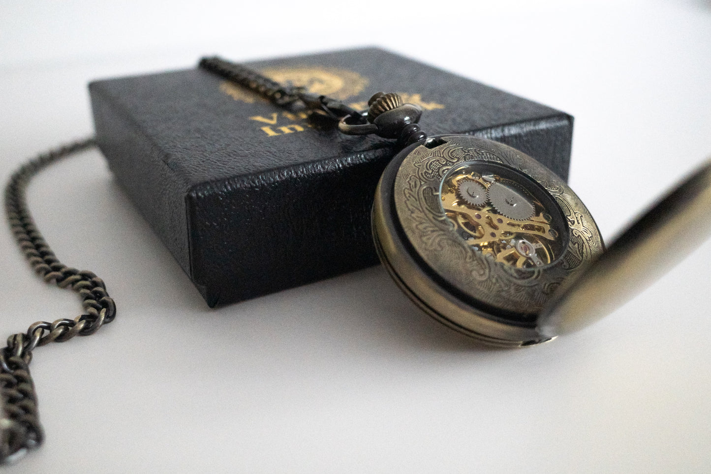 Steampunk Pocket Watch | Bronze | The Percy