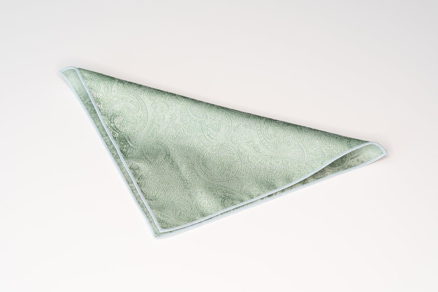 SAGE GREEN PAISLEY TIE BOX SET