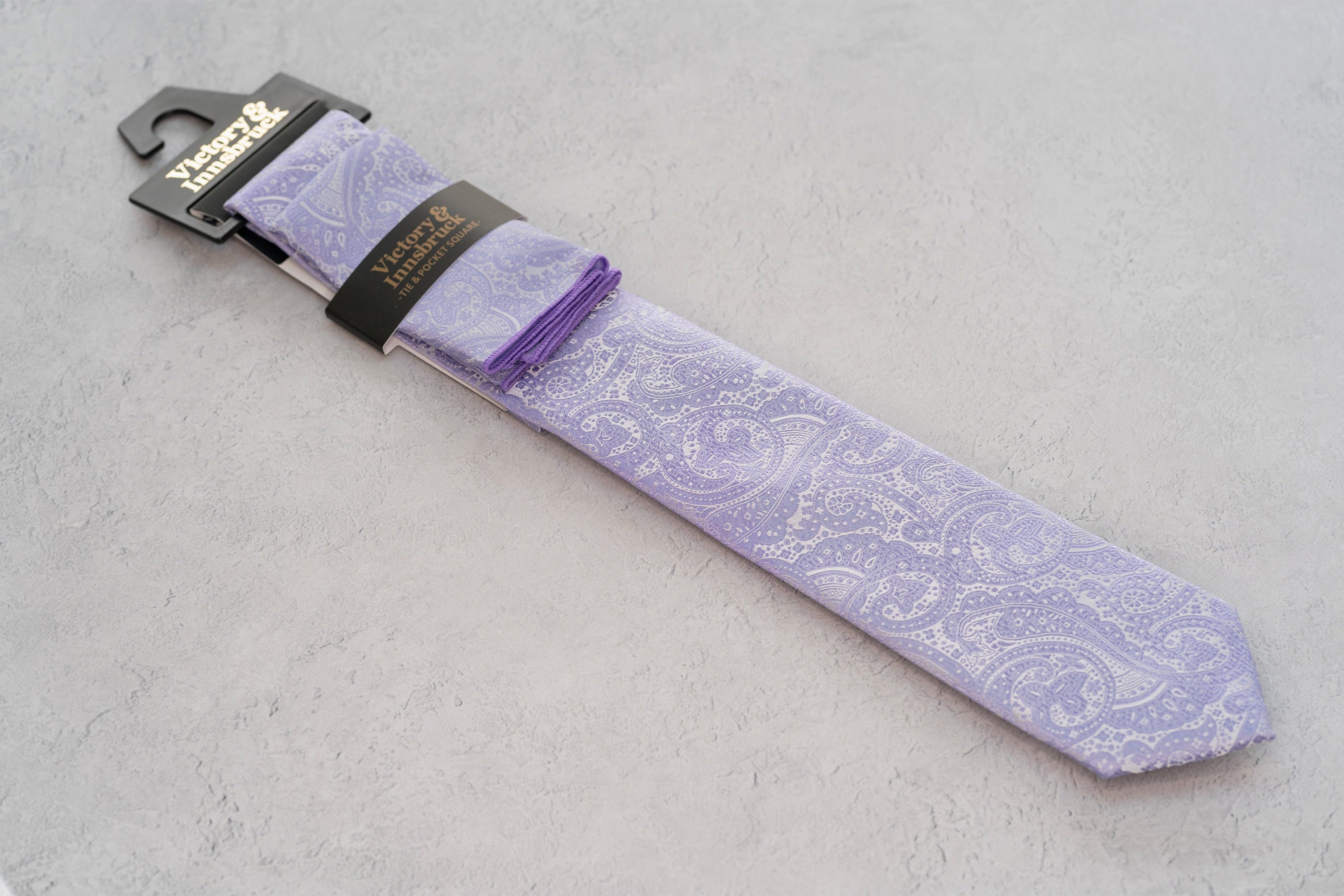Lavender Paisley Tie Box Set