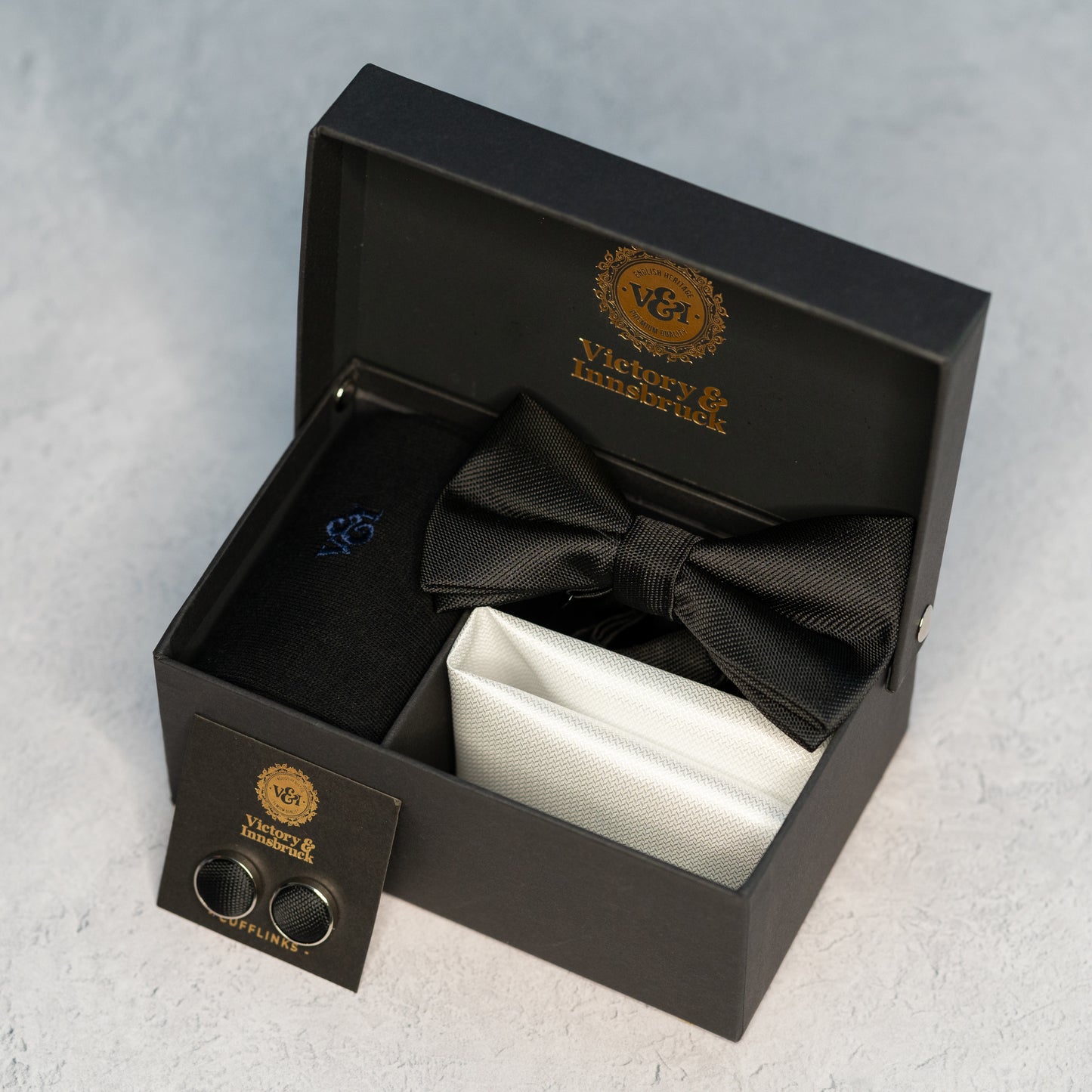 BLACK TIE EVENT TIE/BOW TIE SET