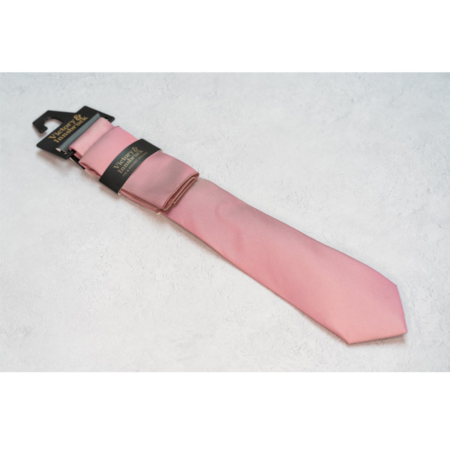 LIGHT MAUVE TEXTURED TIE SET