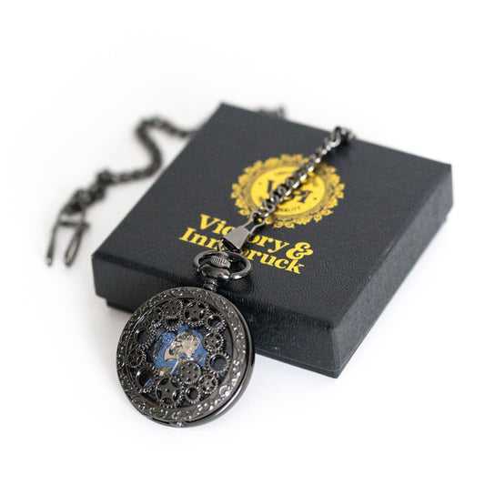 Steampunk Pocket Watch | Gunmetal | The Armstrong II