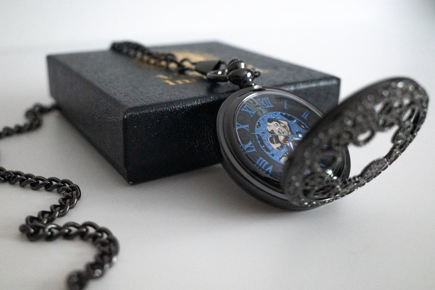 Steampunk Pocket Watch | Gunmetal | The Armstrong II