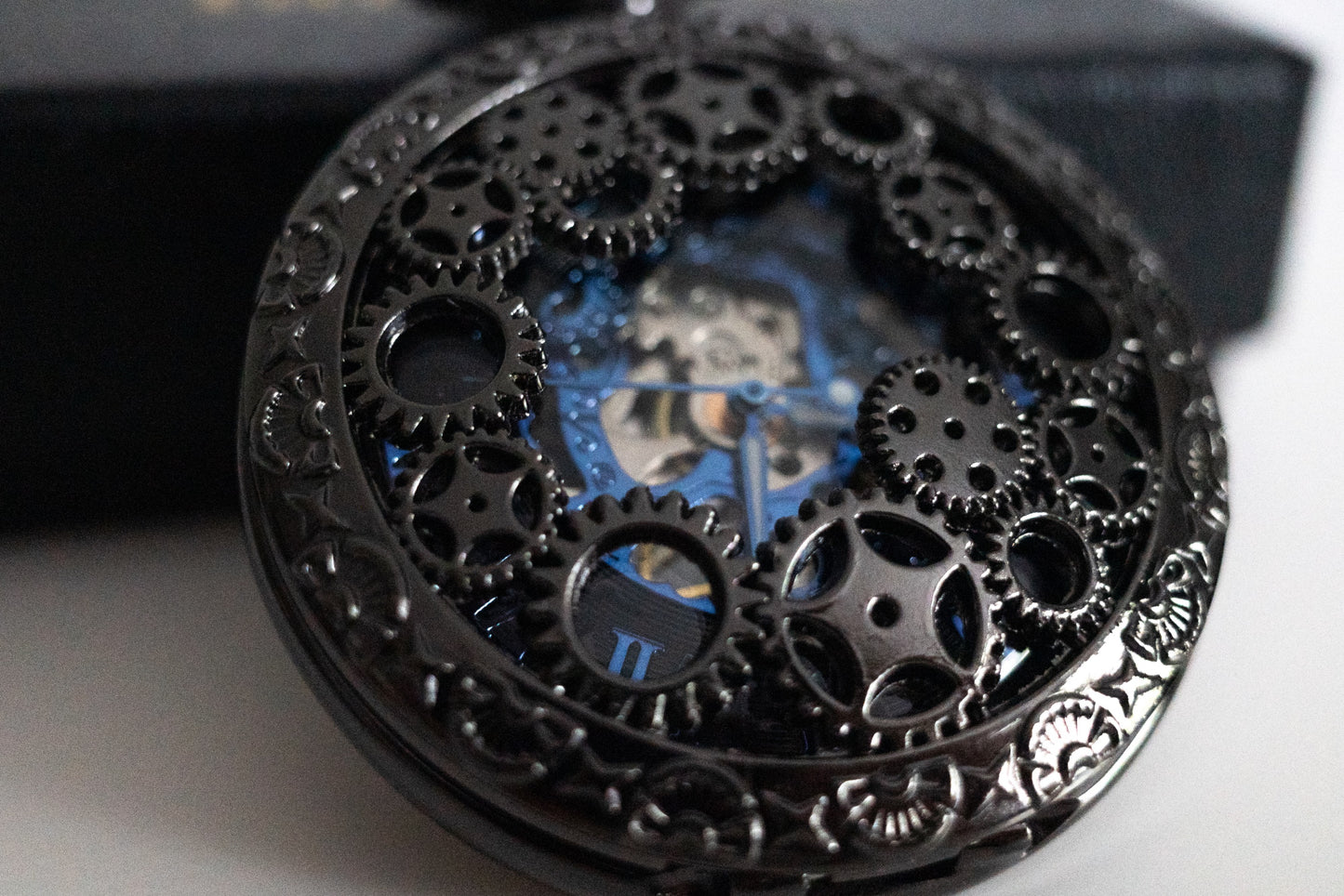 Steampunk Pocket Watch | Gunmetal | The Armstrong II