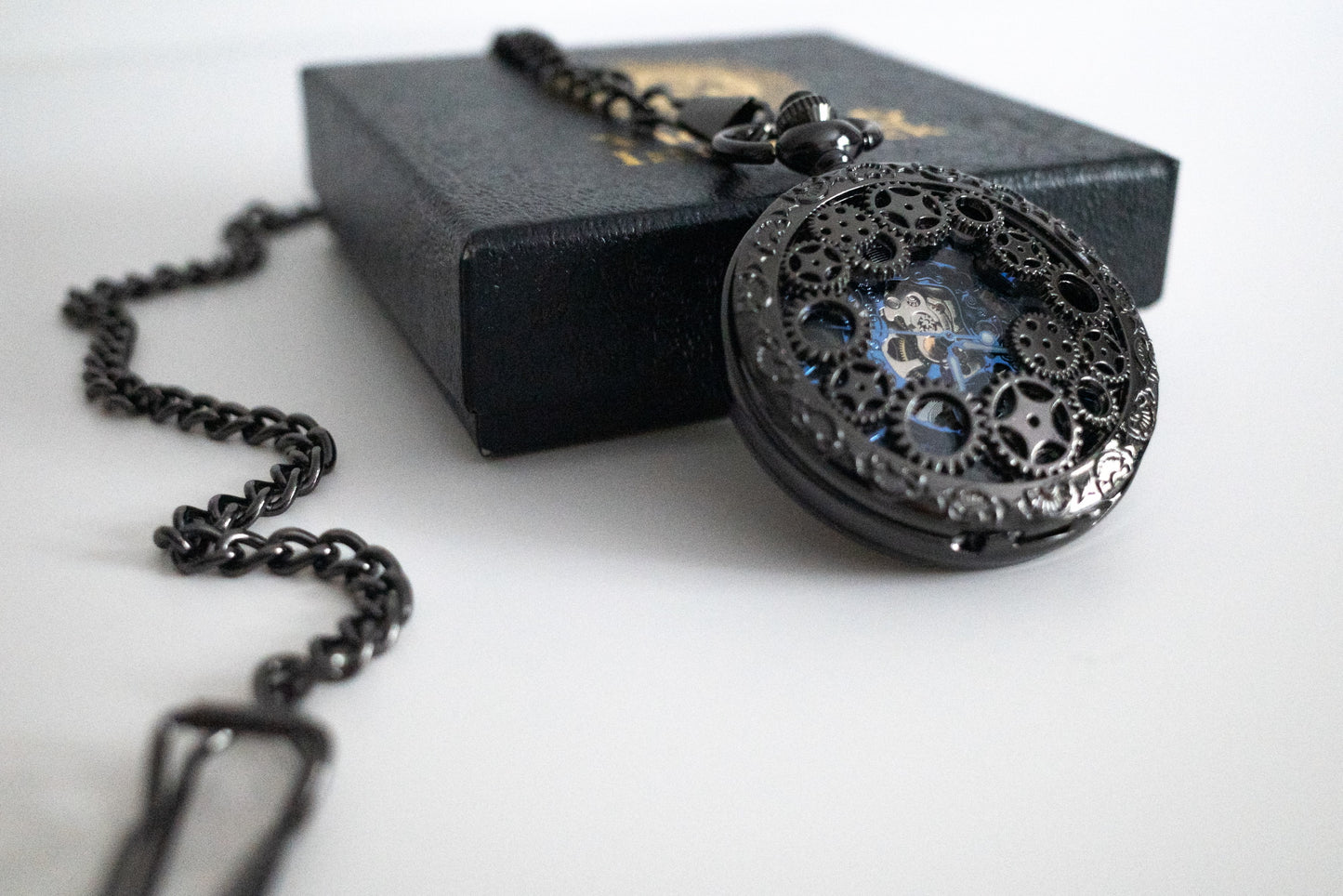 Steampunk Pocket Watch | Gunmetal | The Armstrong II