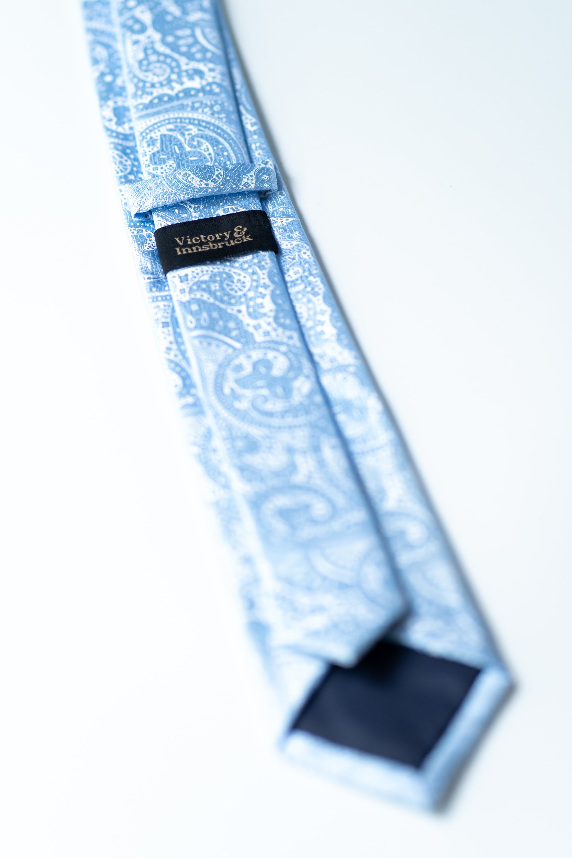 Light Blue Paisley Tie Box Set