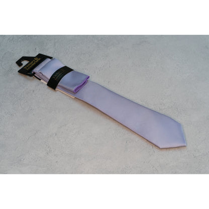 Lavender Textured Tie Set