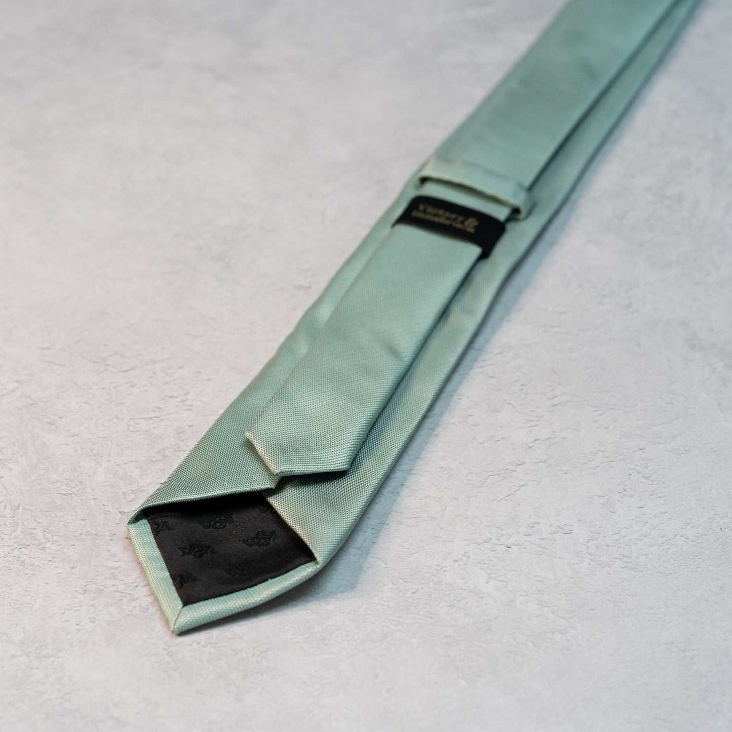 BOY'S SAGE GREEN TEXTURED TIE & POCKET SQUARE