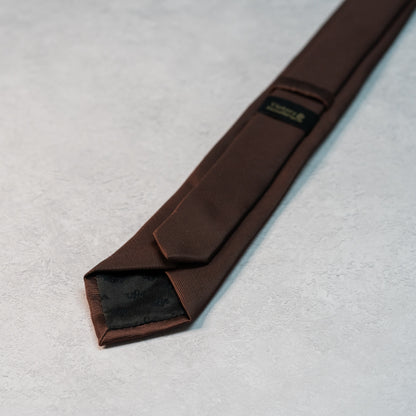 CHOCOLATE BROWN TEXTURED TIE SET