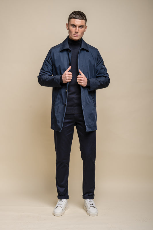 Barracuda Overcoat Navy