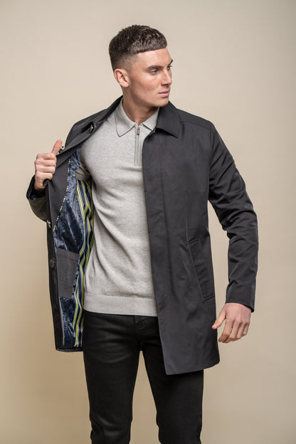 Barracuda Overcoat Black