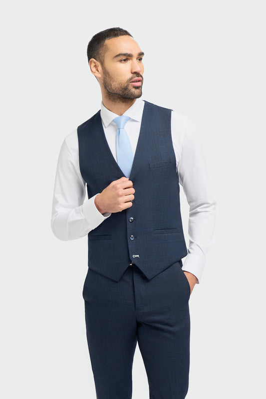 Caridi Navy Waistcoat