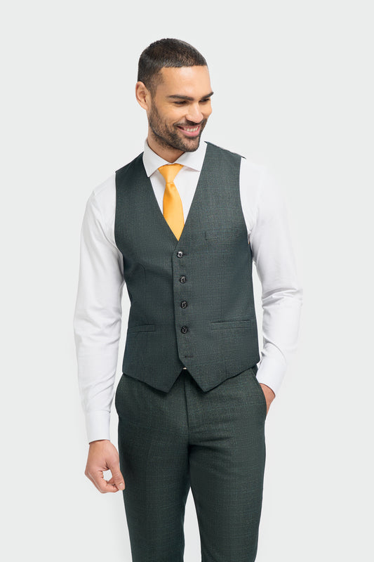 Caridi Olive Waistcoat