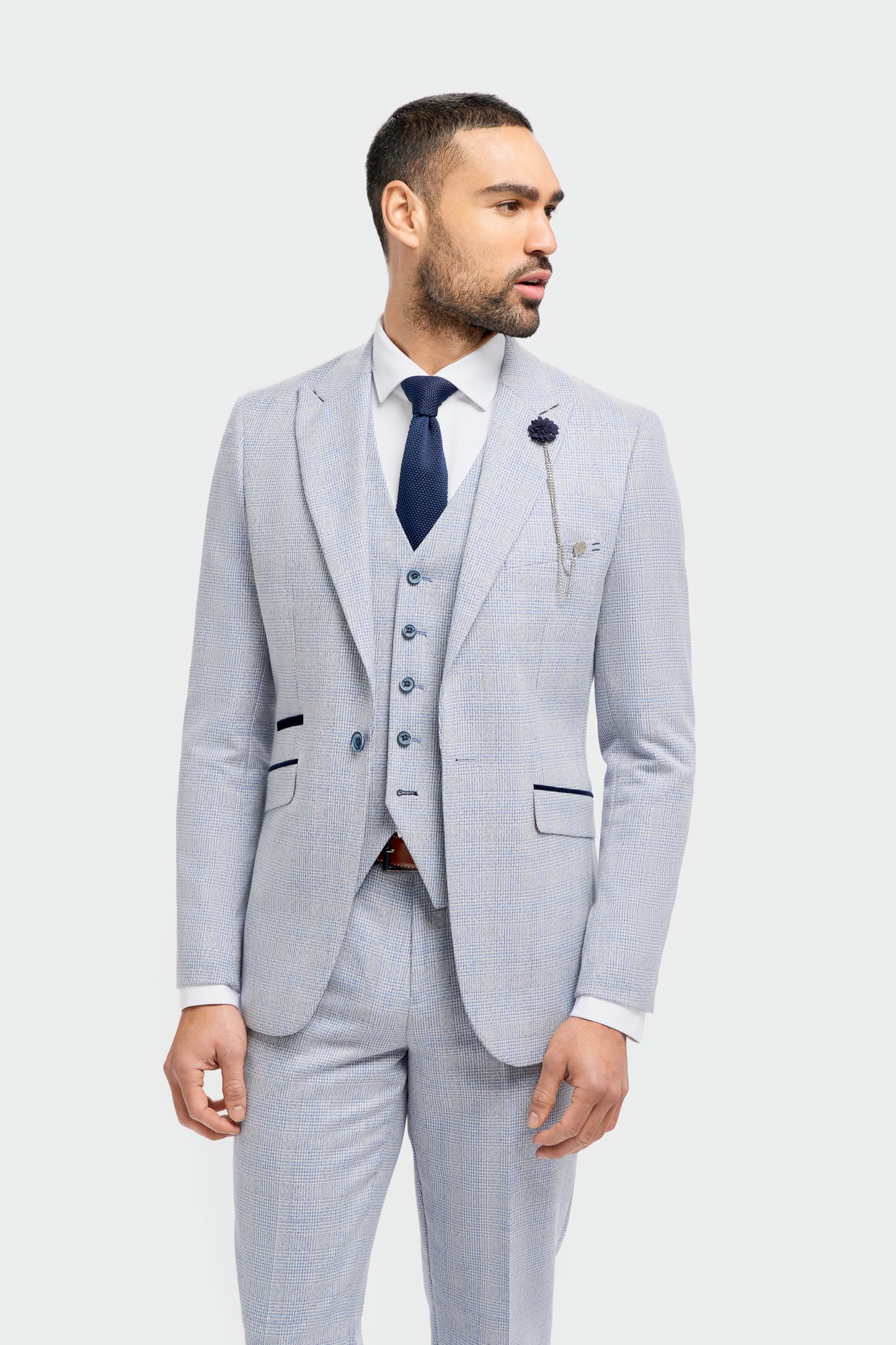 Caridi Sky Three Piece Suit