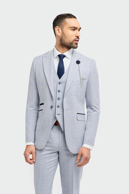 Caridi Sky Three Piece Suit