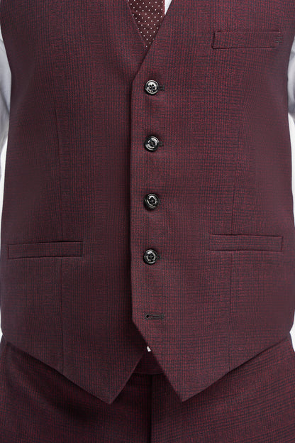 Caridi Wine Waistcoat