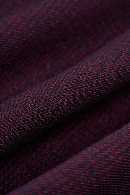Caridi Wine Three Piece Suit