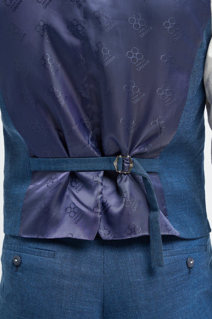 Miami Blue Three Piece Suit