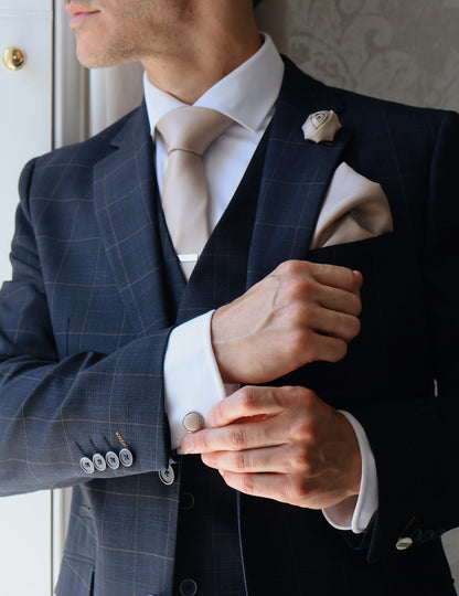 Torino Navy Three Piece Suit